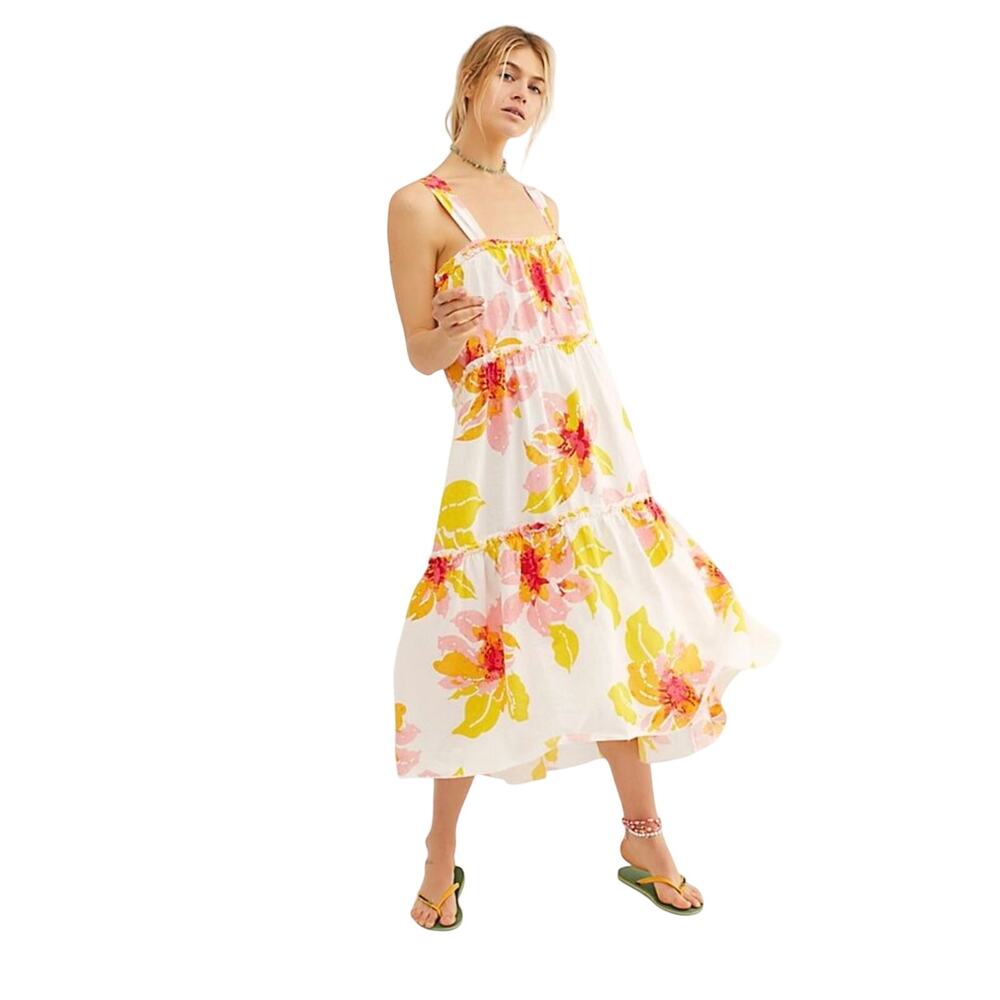 Free People Moonshine Midi Dress Women XS
